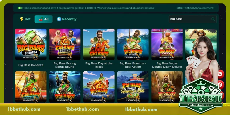 BIG BASS becomes the optimal choice for players