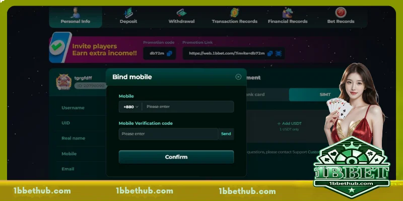 Important notes you need to know when withdrawing money at 1BBET
