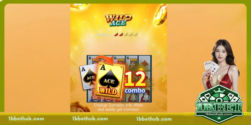 WILD ACE Slot Review – Master the Golden Cards for at 1BBET